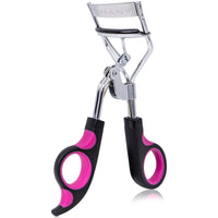 SHANY Luxe Lashes Eyelash Curler - Black/Pink - PURPLE - ITEM# SH-EC900-G - eyelash curler beauty tool, gentle lash curler,crease-free eyelash tool silicone lash pad curler,tweezer eye-lash curler heater lash tools makeup,Warm longer plastic tools wave rechargeable top,professional makeup eyelash curler - UPC# 810028460607