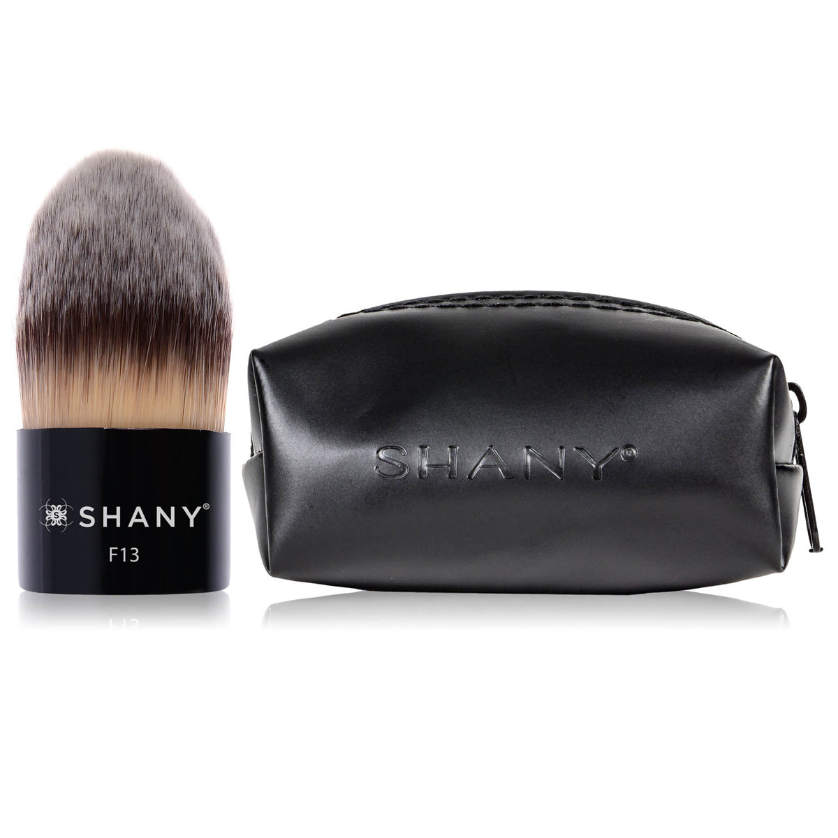 SHANY Master Kabuki Brush with Pouch - Tapered