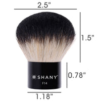 SHANY Master Kabuki Brush with Pouch - Due Fiber - DUO FIBER - ITEM# SH-F14 - Best seller in cosmetics BRUSHES category