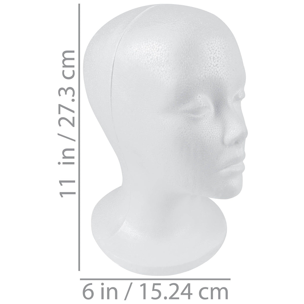 SHANY Styrofoam Mannequin Heads Wig Stand - 1 - ITEM# SH-FOAM-X1 - Best seller in cosmetics FOAM HEADS category