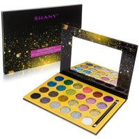 SHANY RSVParty 24-Color Glitter Makeup Palette - RSVPARTY - ITEM# SH-GLITTER-B - glitter palette glitter makeup Pigment sparkly,Mermaid Glitter Eyeshadow Palette,Pressed Glitters body makeup loose glitter chunky,makeup palette eye make-up color palette cosmetics,Pigment Glitter Dust Powder Set - UPC# 810028465626