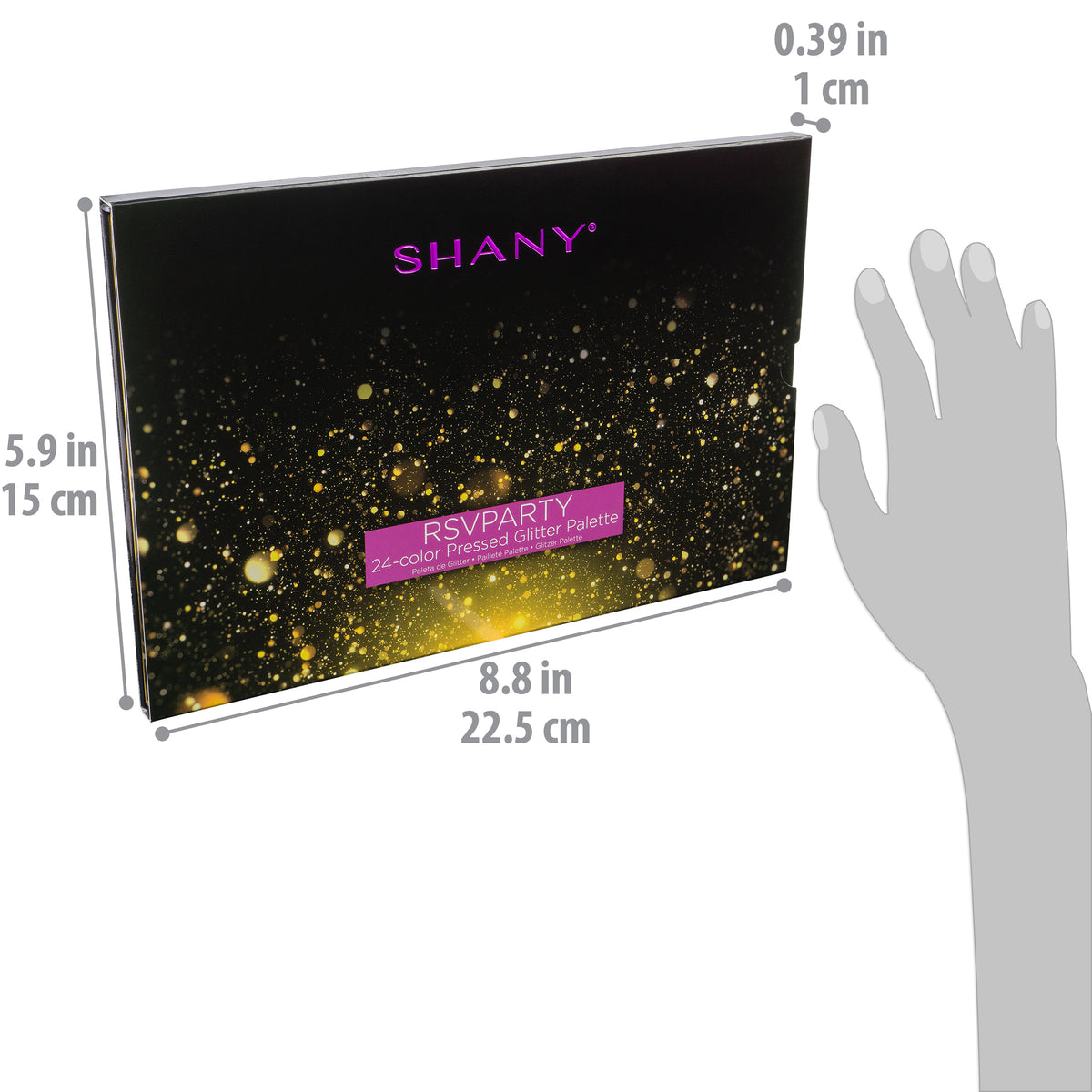 SHANY RSVParty 24-Color Glitter Makeup Palette - RSVPARTY - ITEM# SH-GLITTER-B - Best seller in cosmetics MAKEUP SETS category