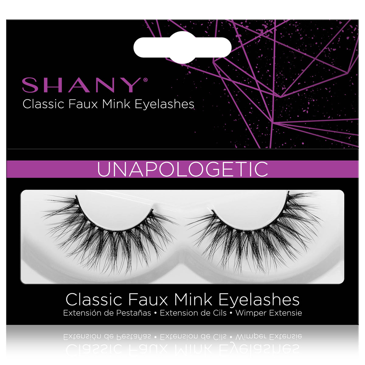 SHANY Classic Faux Mink Eyelashes - Durable Single Pair 3D Reusable Fluffy and Soft Strip Lash with Medium Volume  - UNAPOLOGETIC - SHOP UNAPOLOGETIC - BROWS & LASHES - ITEM# SH-LASH114