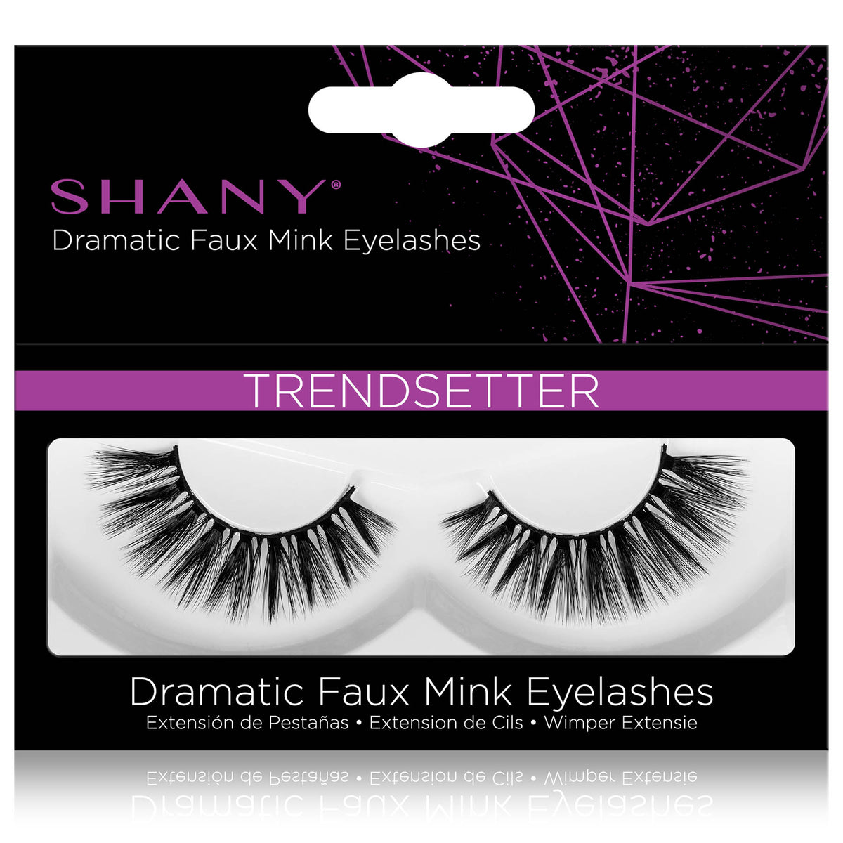 SHANY Classic Faux Mink Eyelashes - Durable Single Pair 3D Reusable Fluffy and Soft Strip Lash with Medium Volume  - TRENDSETTER - SHOP TRENDSETTER - BROWS & LASHES - ITEM# SH-LASH116