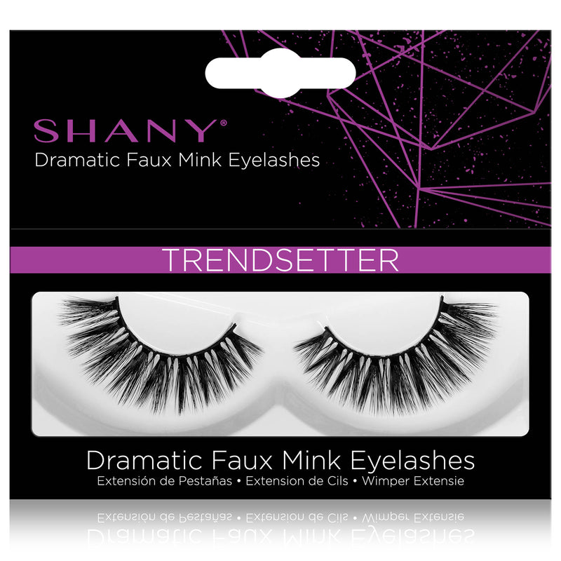 SHANY Classic Faux Mink Eyelashes - Durable Single Pair 3D Reusable Fluffy and Soft Strip Lash with Medium Volume  - TRENDSETTER - SHOP TRENDSETTER - BROWS & LASHES - ITEM# SH-LASH116