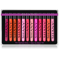 SHANY Lip Gloss - The Wanted Ones - Lip Gloss  luminizer Set with Aloe Vera and Vitamin E - New Formula - 12 Pieces - SHOP WANTED ONES - LIP SETS - ITEM# SH-LPGL-A