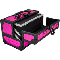 SHANY Makeup Train Case W/ Mirror -  FOXY PINK