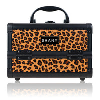 SHANY Chic Makeup Train Case Cosmetic Box Portable Makeup Case Cosmetics Beauty Organizer Jewelry storage with Locks , Multi trays Makeup Storage Box with Makeup Mirror - Leopard - SHOP LEOPARD - MAKEUP TRAIN CASES - ITEM# SH-M1001-LP2