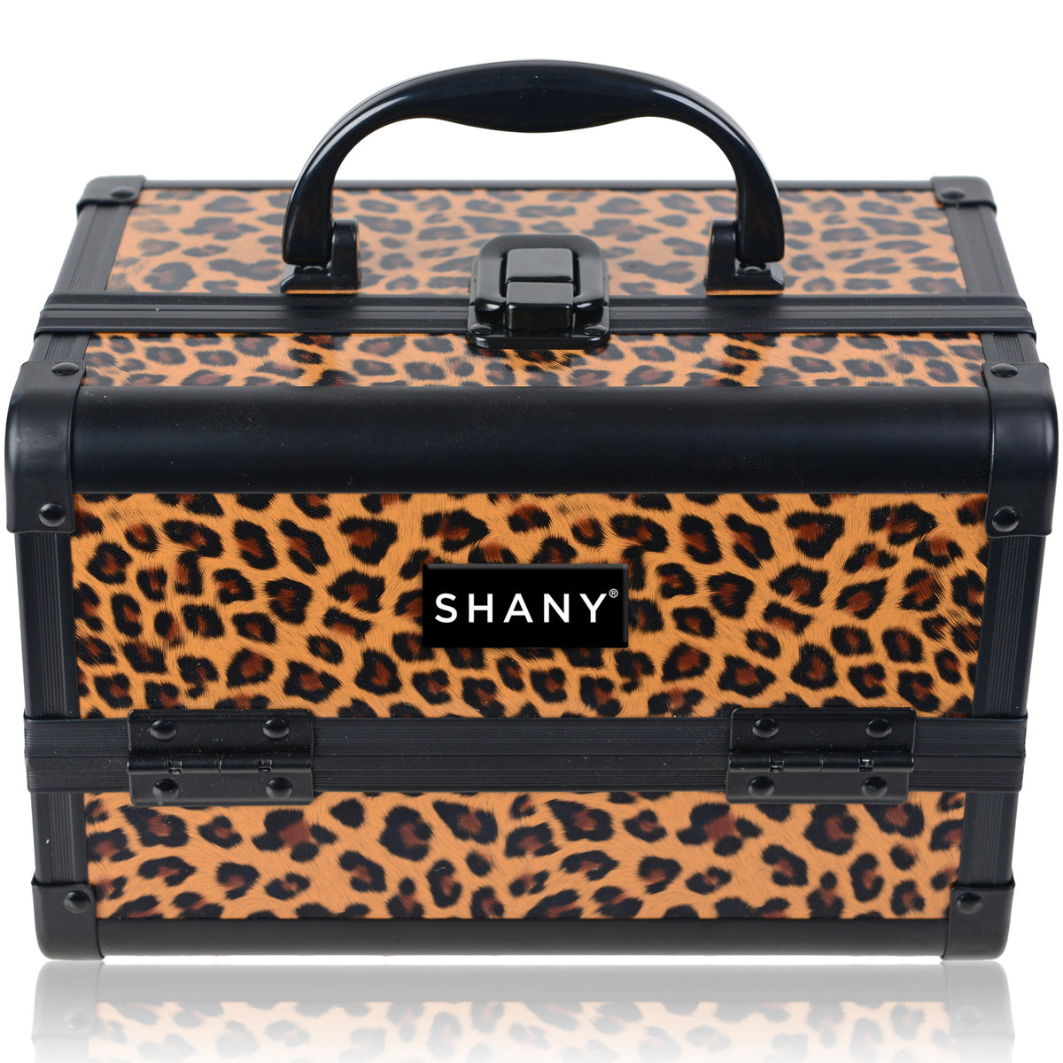 SHANY Makeup Train Case W/ Mirror - Lost Cheetah