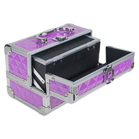 SHANY Makeup Train Case W/ Mirror -  Purple