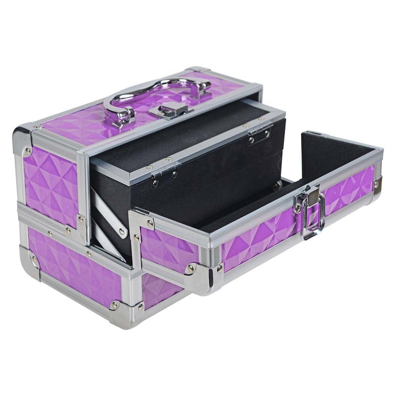 SHANY Makeup Train Case W/ Mirror -  Purple