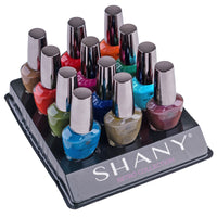 SHANY DIY 12 Colors Trendy Nail Polish Set - Retro - RETRO - ITEM# SH-NP12-B - Wholesale nail care polish sets woman waterproof,Nail polish  Long lasting quick dry best lacquer,DIY Varnish Manicure Pedicure kits tools girls,Glittering glossy shimmer favorite cheap expensive,accessory fingernail paints work wedding party top - UPC# 810028464032
