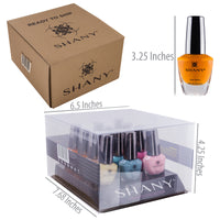 SHANY DIY 12 Colors Trendy Nail Polish Set - Ethereal - ETHEREAL - ITEM# SH-NP12-C - Best seller in cosmetics NAIL POLISH category