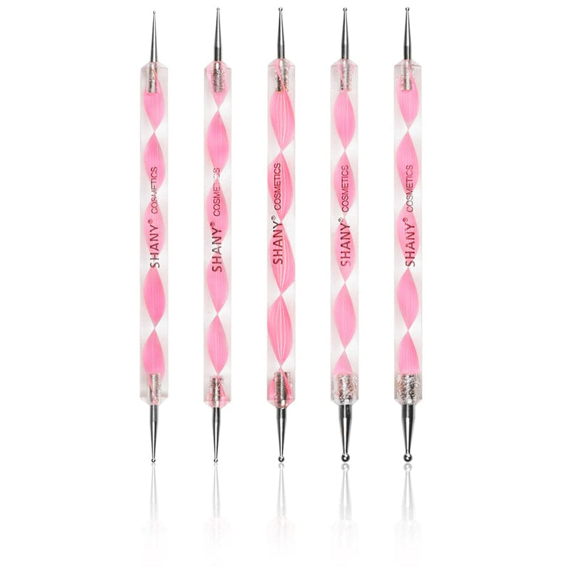 SHANY Marbleizing Dotting Pen Brush Sets - set of 5 x 2 way brushes - SHOP  - NAIL ART - ITEM# SH-RED-DOTTING-L