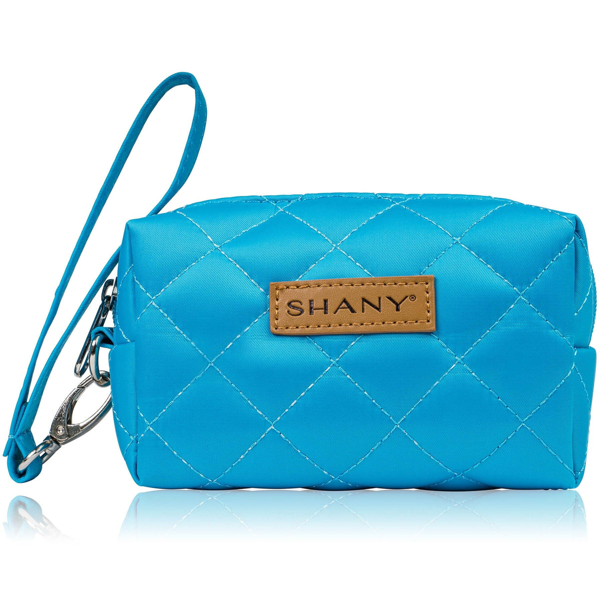 SHANY Limited Edition Mini Makeup Tote Bag - BLUE - BLUE - ITEM# SH-TOTEBAG-BL - Tote bags women fashion teacher kid zipper pocket,Stylish wedding supplies mini travel makeup work,Michael kors kate spade aldo vera bradley trendy,Plain handbag zippered organizer shoulder purse,Professional messenger cheap plastic luxury big - UPC# 723175177086