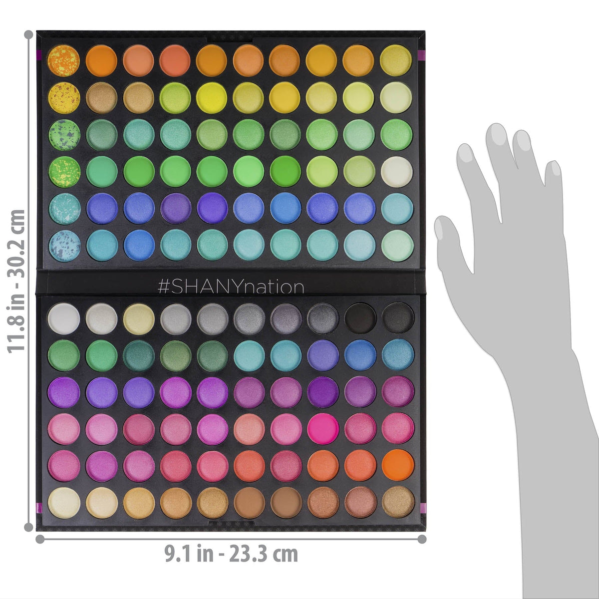 SHANY 120 Colors Professional Eye shadow Palette - Neon -  - ITEM# SHANY120 - Best seller in cosmetics EYE SHADOW SETS category