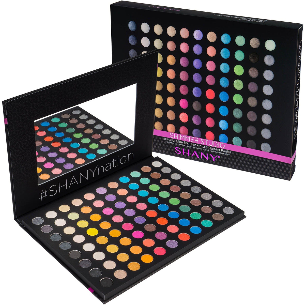 SHANY 88 Colors Pro Eye shadow Palette, Ultra Shimmer - ULTRA SHIMMER - ITEM# SHANY88N - Multicolor eye makeup palettes glitter eyeshadow,Cream color professional women salon accessories,Makeup set, kids makeup, teen makeup, unicorn set,Make up kit, makeup palette, mermaid makeup set,holiday gift cosmetics box train case gift set kit - UPC# 654367284025