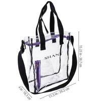 SHANY Clear Toiletry and Makeup Carry-On Bag -  - ITEM# SH-PC17-BK - Best seller in cosmetics TRAVEL BAGS category