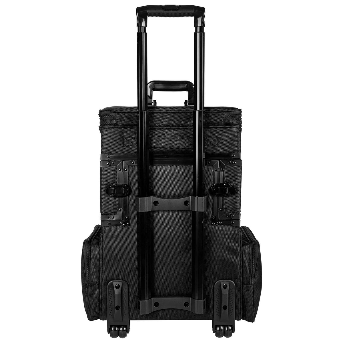 SHANY Large Travel Makeup Trolley Case - BLACK