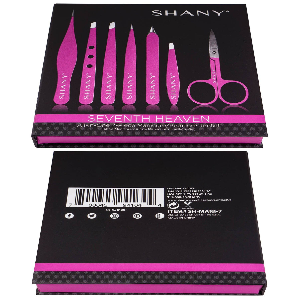 SHANY Seventh Heaven Mani/Pedi Tweezer Set