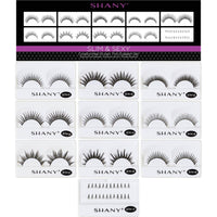 SHANY Eyelash extend - set of 10 assorted reusable eyelashes - Thin Collection - SHOP THIN - BROWS & LASHES - ITEM# SH-LASH01