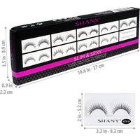 SHANY False Thin Lashes Set - THIN - ITEM# SH-LASH01 - Best seller in cosmetics BROWS & LASHES category